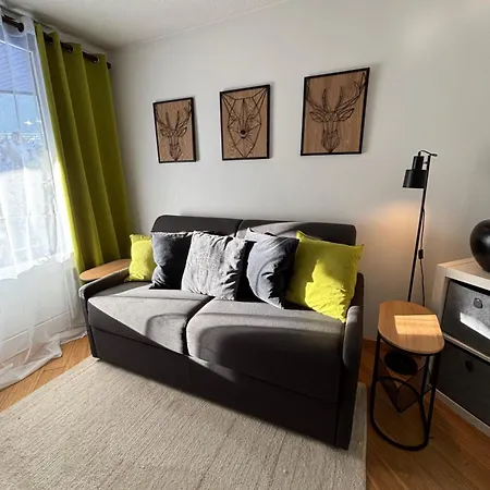 Studio Green Apple In Chamonix Centre, Parking, Ski Access *